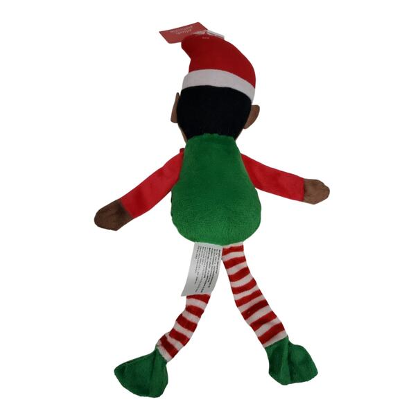 Christmas House 2019 Stuffed Plush African American Elf Boy Stuffed 14 Inch New - Picture 2 of 12